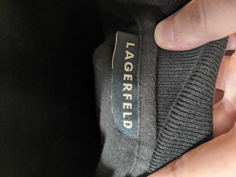 Karl Lagerfeld Black logo polo shirt - image 2