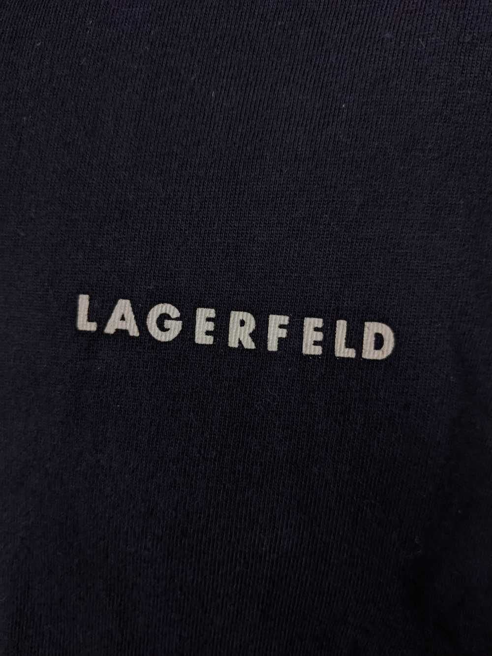 Karl Lagerfeld Black logo polo shirt - image 6