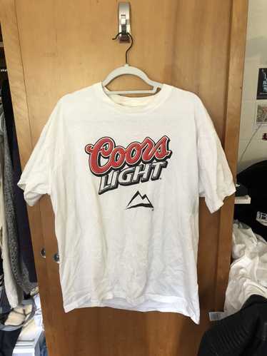 Vintage T Shirt Coors Red Light Beer Shirt 90s / Medium / M 