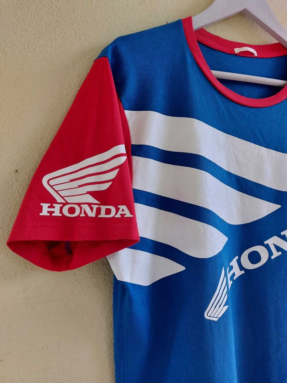 Honda × Racing HONDA big logo tee by GU Japan - image 3