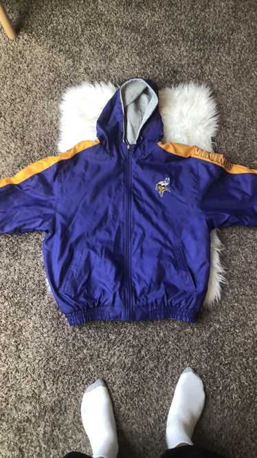 Vintage Y2K Nike Team Minnesota Vikings NFL Puffer Coat Size 