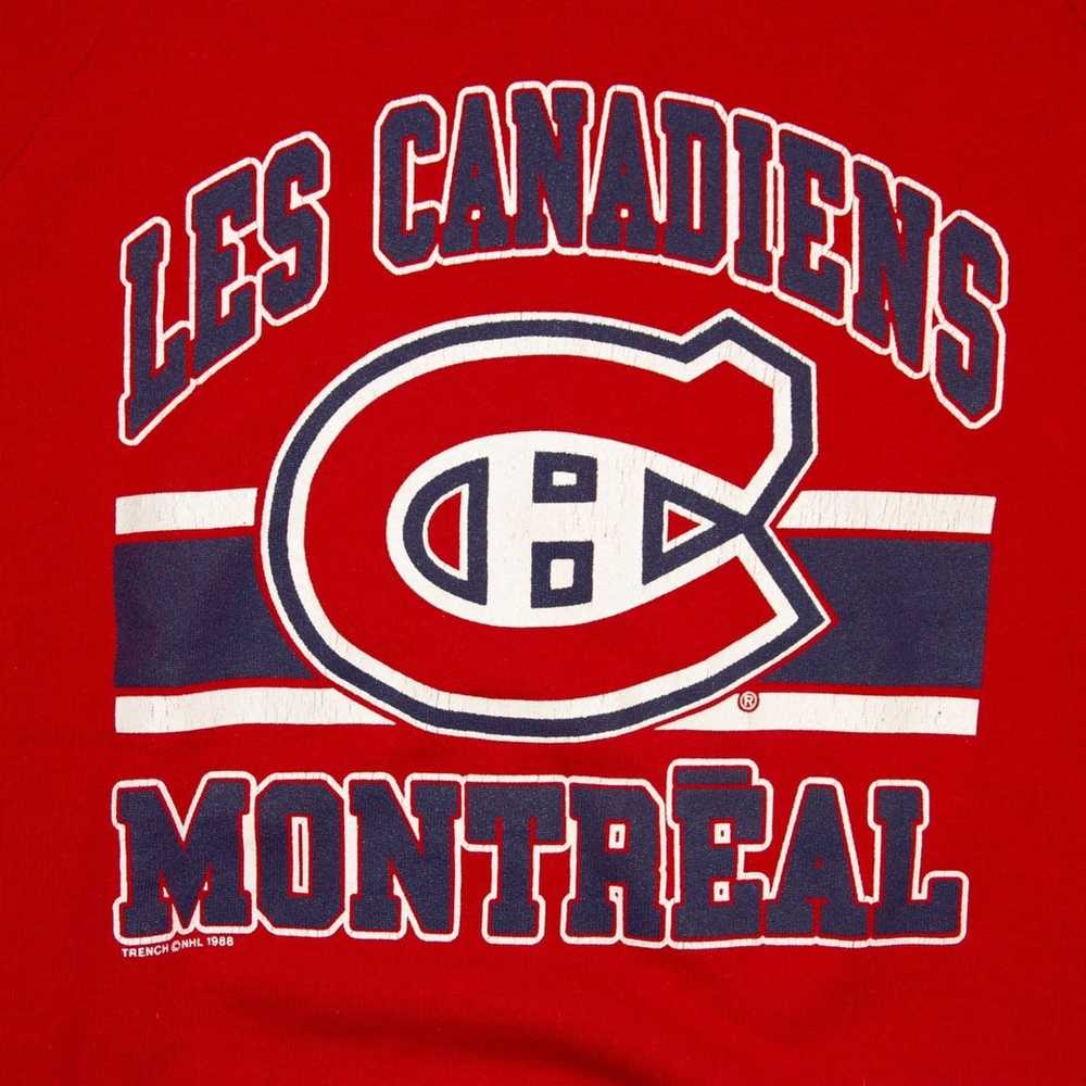 Vintage 1988 Montreal Canadiens Crewneck - image 2