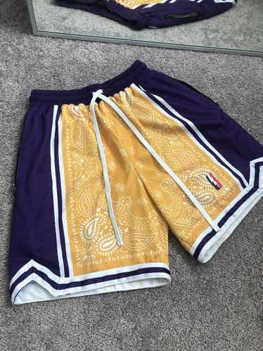 Trillest, Shorts, Trillest Nipsey Hussle Lakers Basketball Shorts