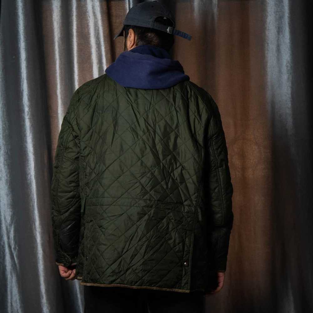 vintage polo ralph lauren quilted olive green coat - image 2