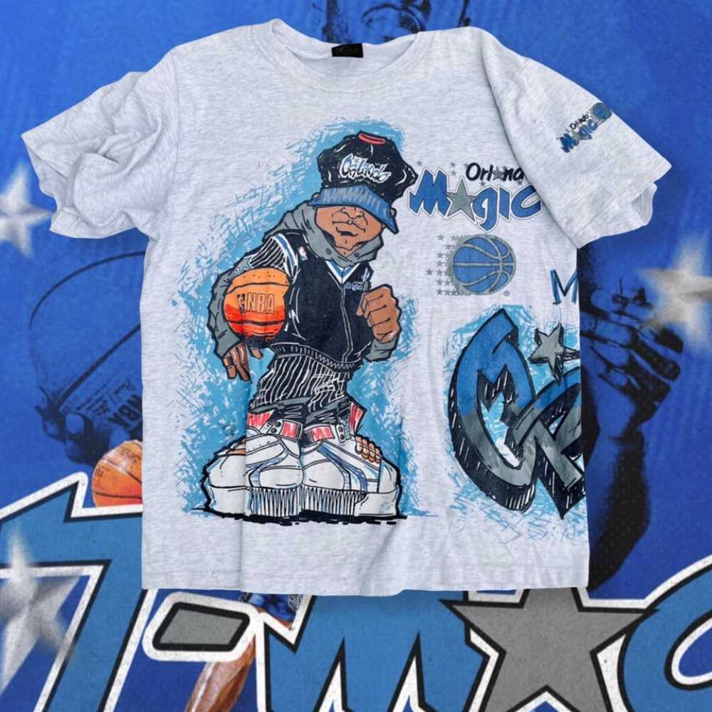 Vintage 90s Orlando magic wrap around t shirt - Gem