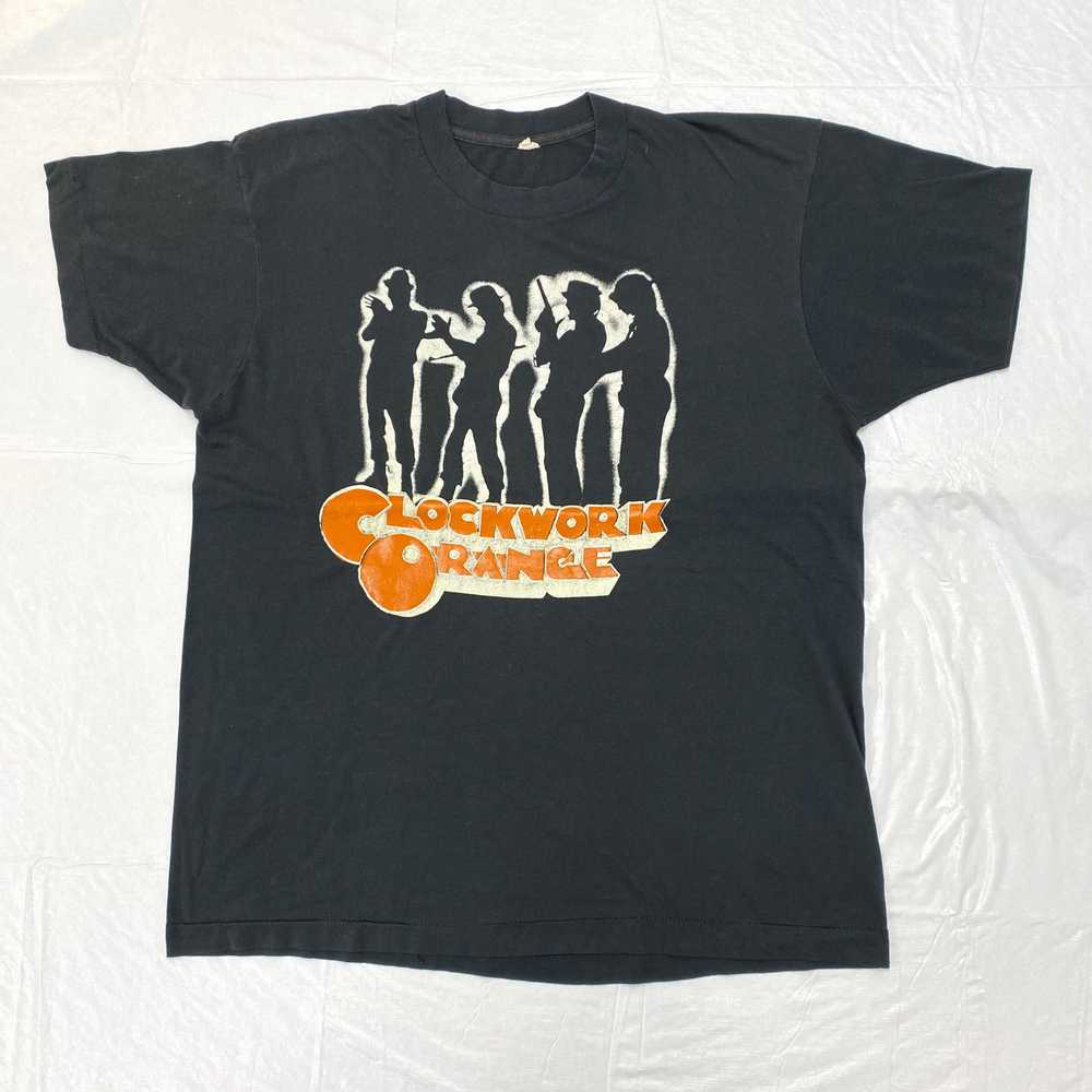 1980s Clockwork Orange cult movie promo t-shirt S… - image 1