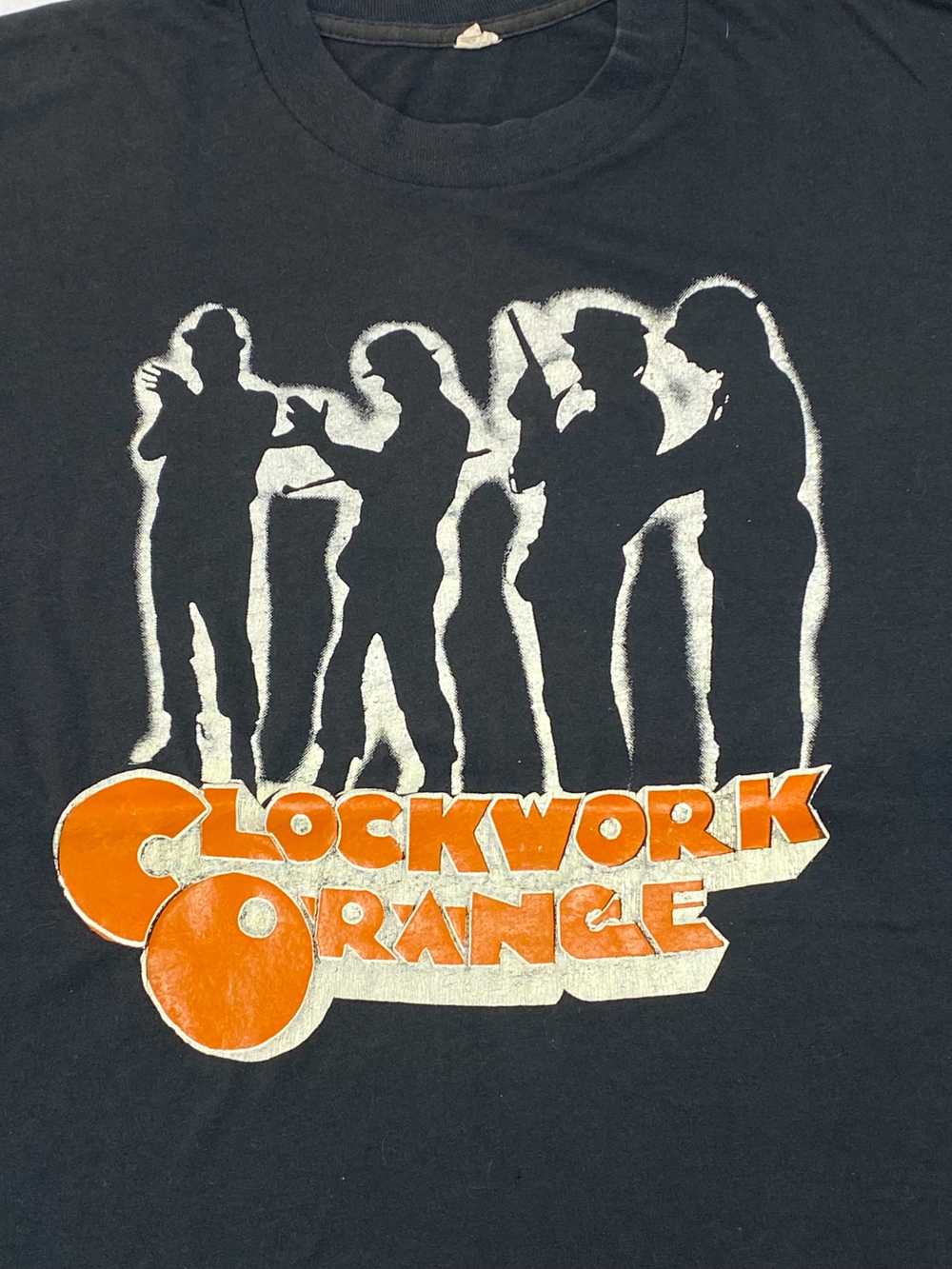 1980s Clockwork Orange cult movie promo t-shirt S… - image 3