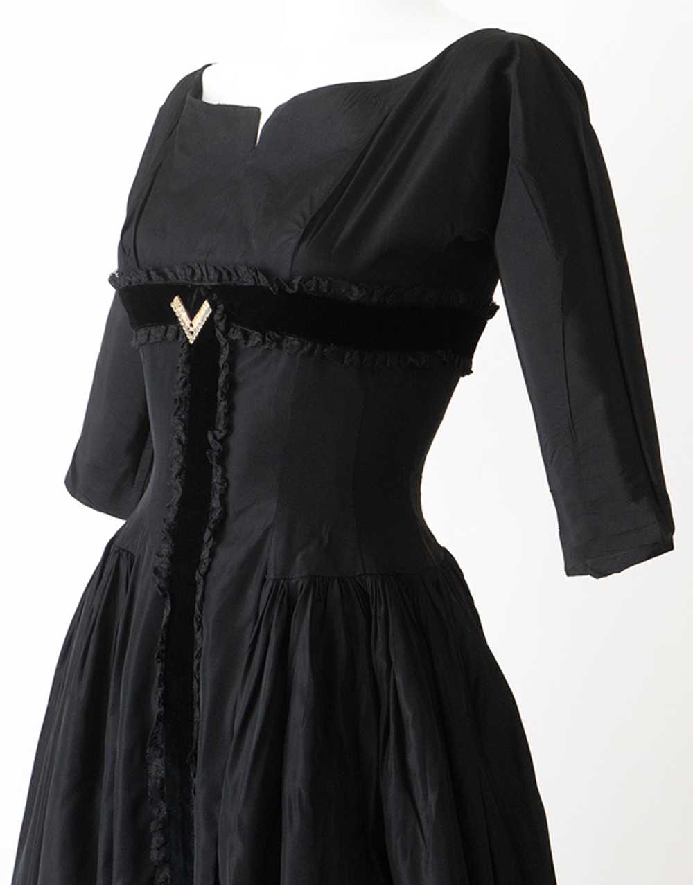 1950s Fit and Flare Party Dress - image 3