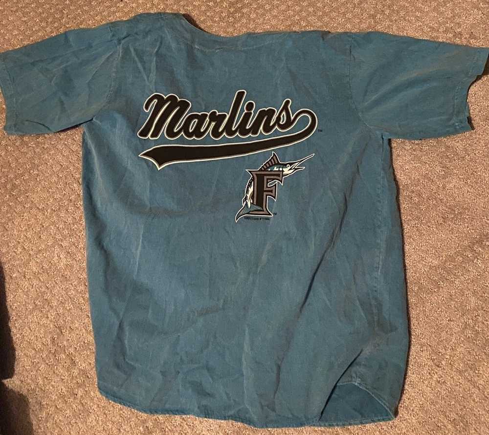 Vintage Florida Marlins Baseball Jersey - image 2