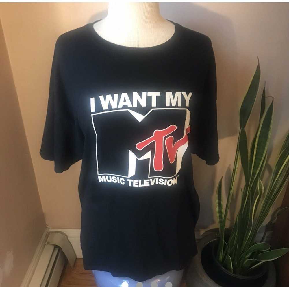 Mtv I Want My MTV tshirt. XL So cool. Great condi… - image 3