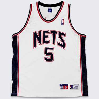 NBA Authentics Vince Carter New Jersey Nets Reebok Basketball Jersey White  Sz 52