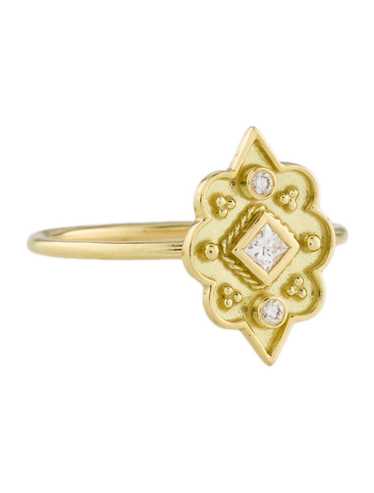Amrapali 18K Yellow Gold Featuring 0.04 Carats of… - image 1