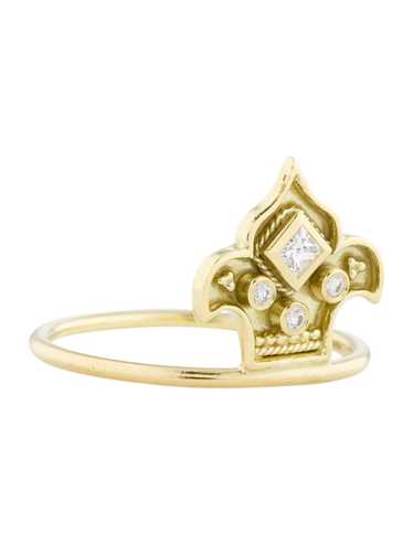 Amrapali 18K Yellow Gold Featuring 0.02 Carats of… - image 1