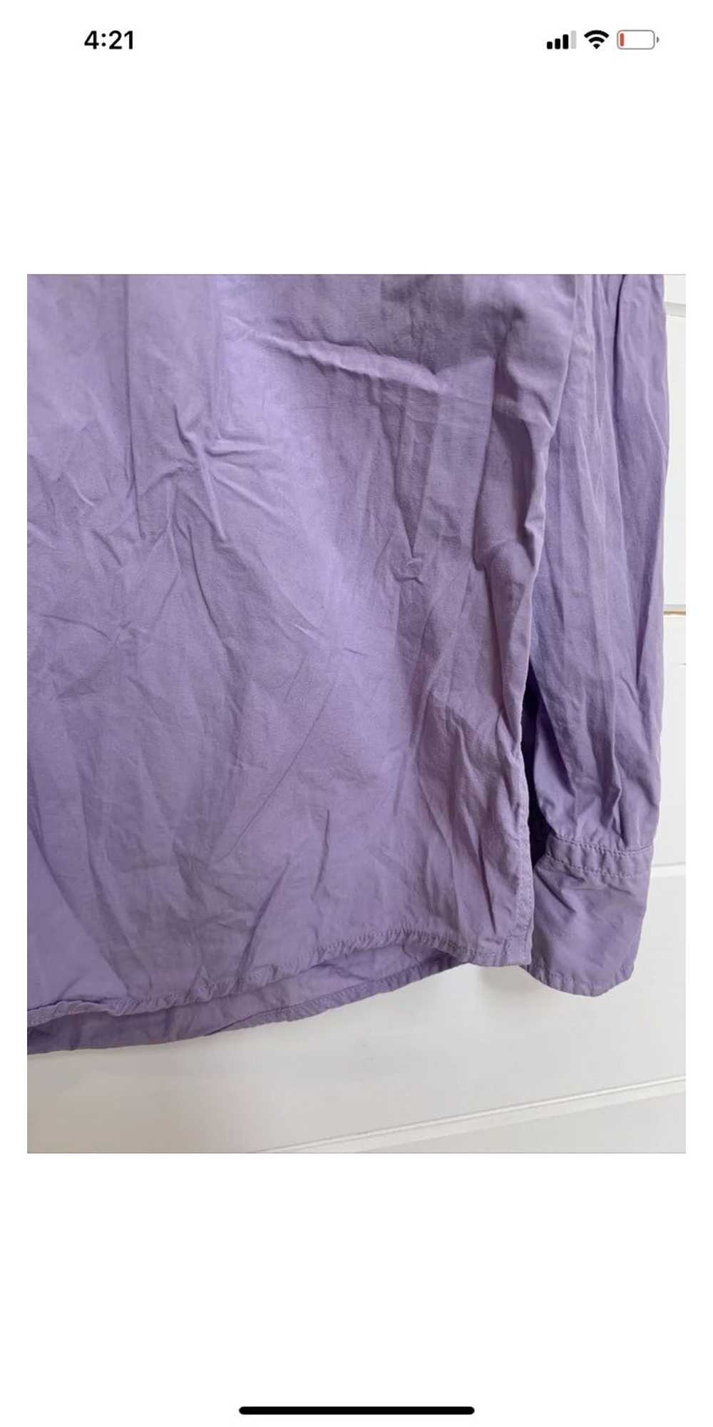 Gant GANT Shirt Purple Cotton Slim Fit Spectrum P… - image 3