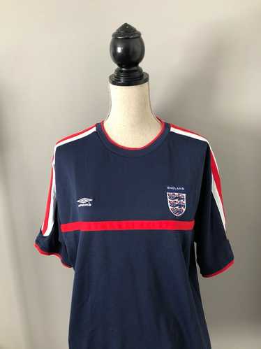90s Y2K umbro England ユニフォーム ゲームシャツ M 美品 Vintage 90s Football Jersey Umbro England Team 1997/1998 Y2K