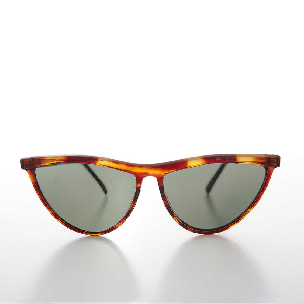 Thin Pointed Tip Vintage Cat Eye Sunglass - Tiff - image 3
