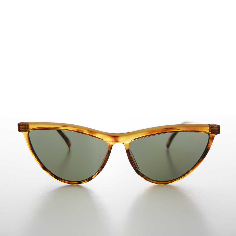 Thin Pointed Tip Vintage Cat Eye Sunglass - Tiff - image 7