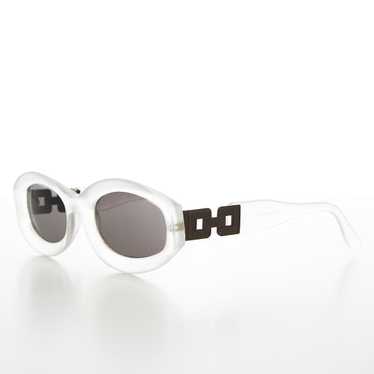 Thick Wide Frame with Chain Link Temples - Lyric - image 1