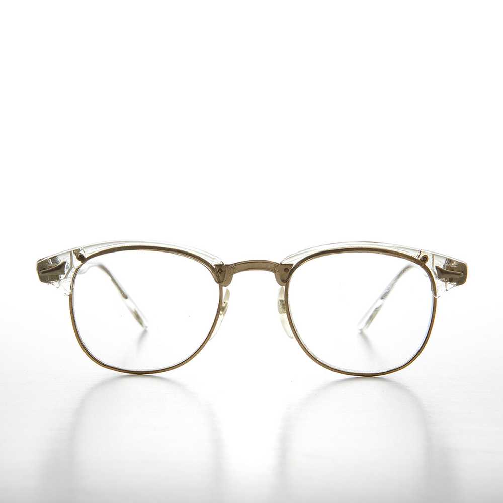 Clear Frame Hipster Clear Lens Vintage Glasses - … - image 1