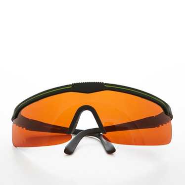 Sports Biker Wrap Sunglass with Blue Buster Lens -