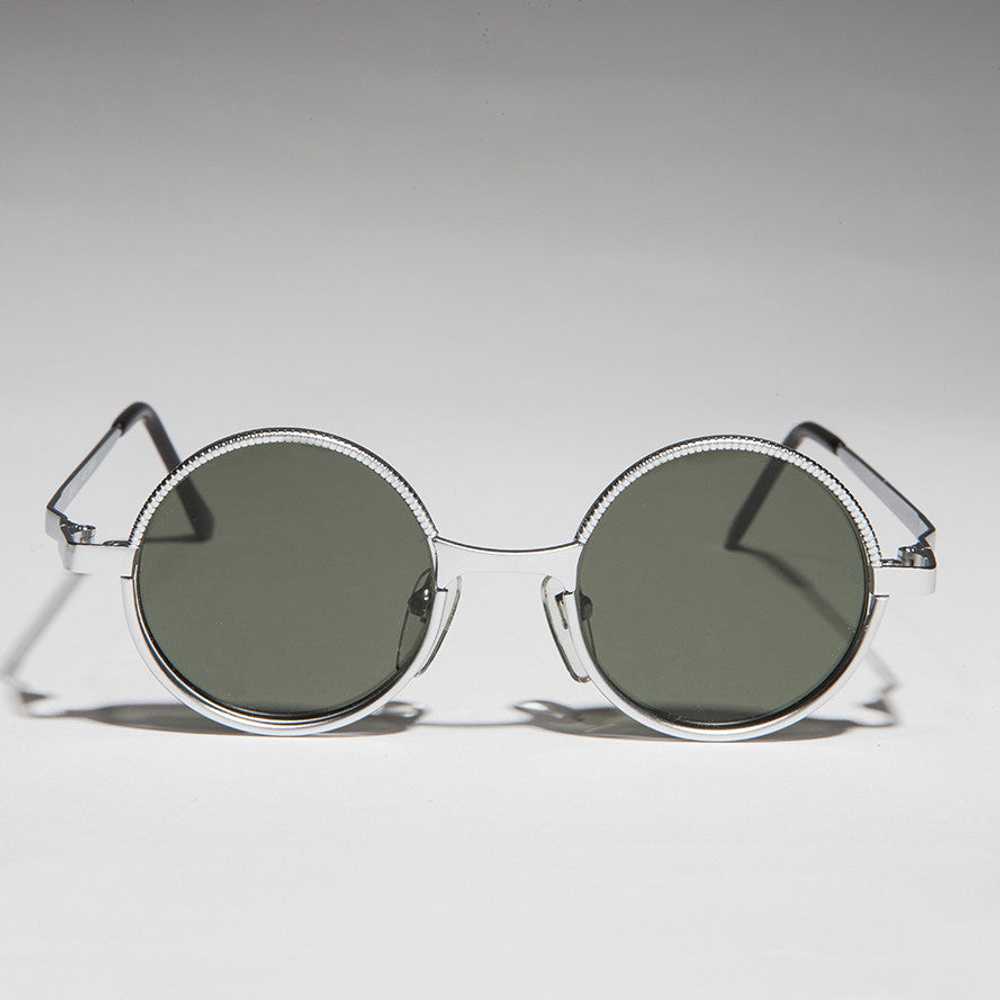 Round Metal Punk Hippie Vintage Steampunk Sunglas… - image 7