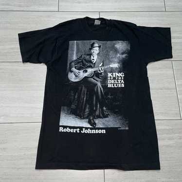 Band Tees × Vintage Robert Johnson King Of Delta … - image 1