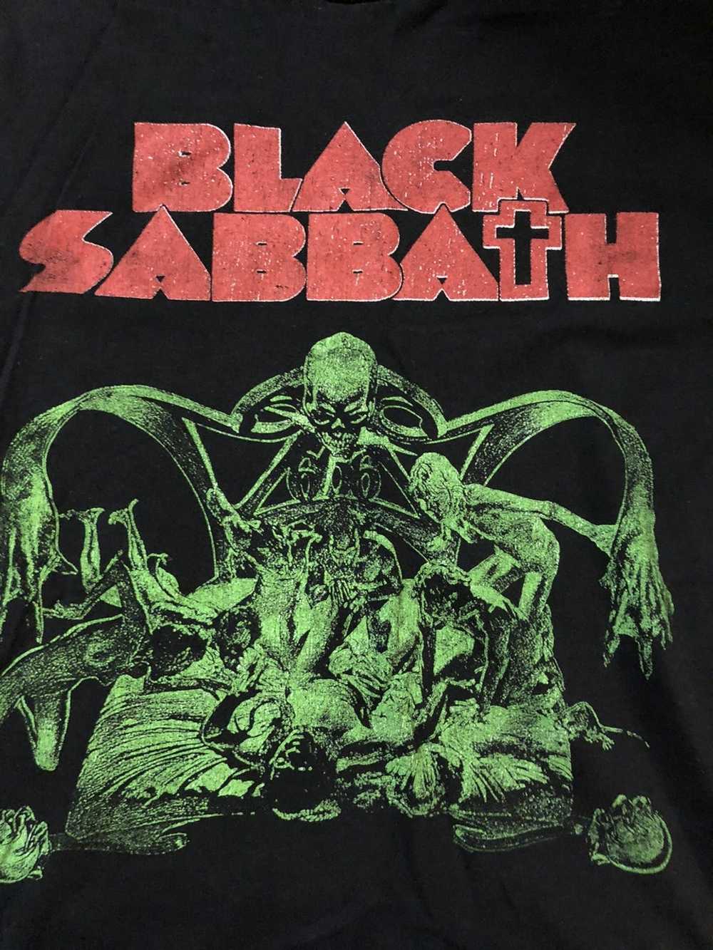 Band Tees × Vintage Vintage Black sabbath cover b… - image 2