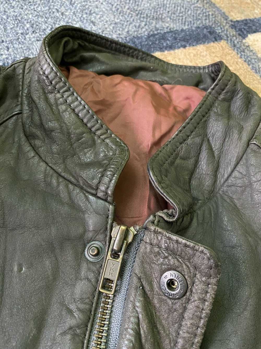Italian Designers × Leather Jacket Leather jacket… - image 3