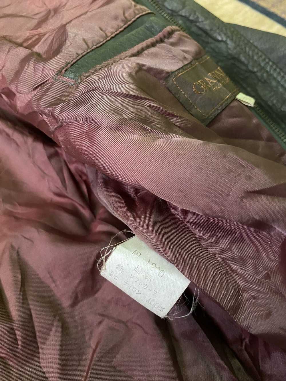 Italian Designers × Leather Jacket Leather jacket… - image 5