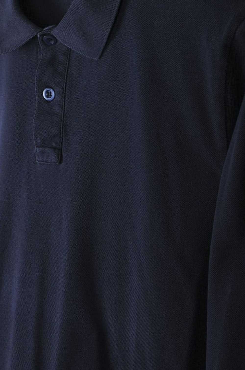 Prada Prada Long Sleeves Dark Blue Polo Shirt in … - image 3