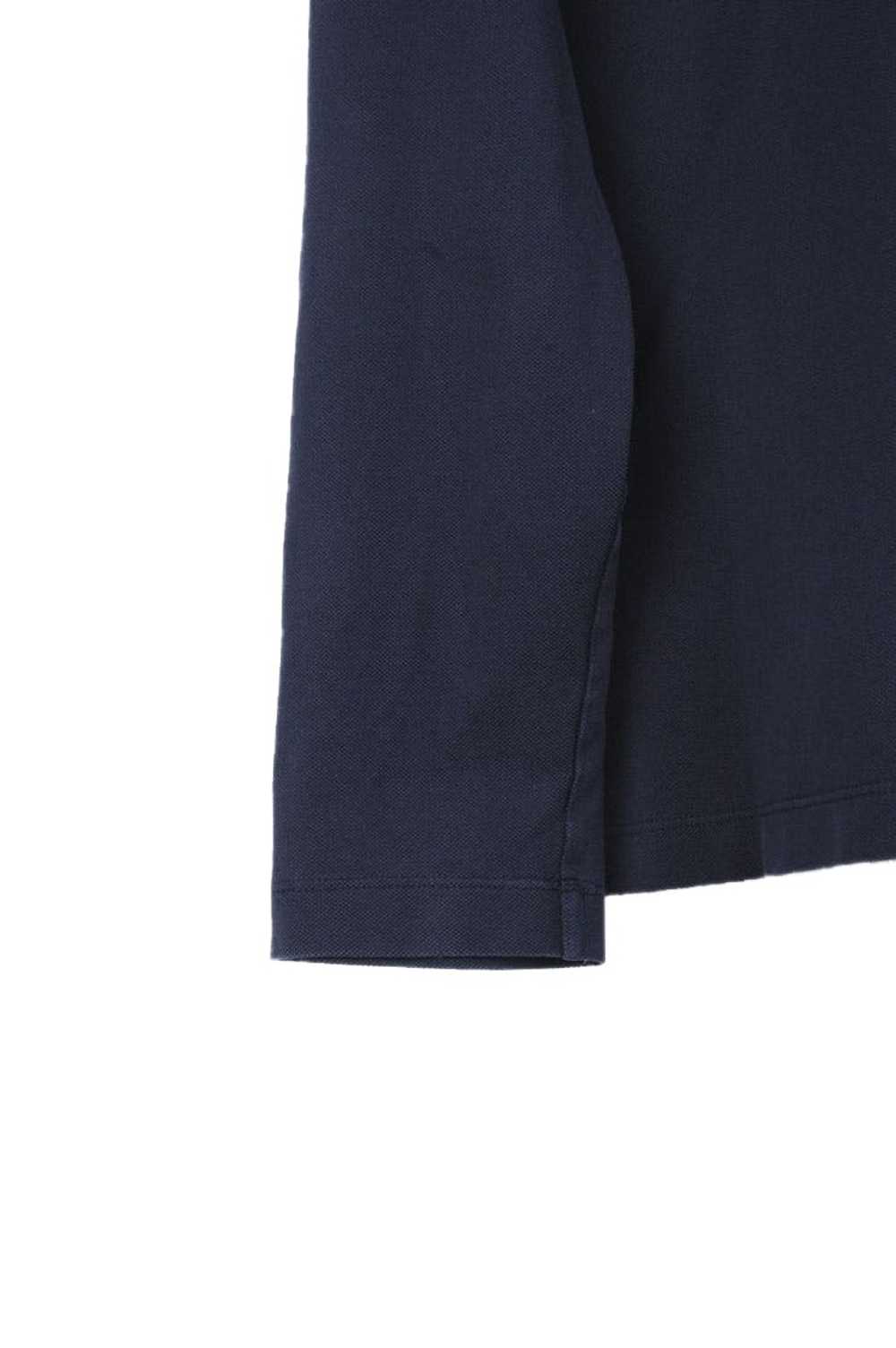 Prada Prada Long Sleeves Dark Blue Polo Shirt in … - image 4