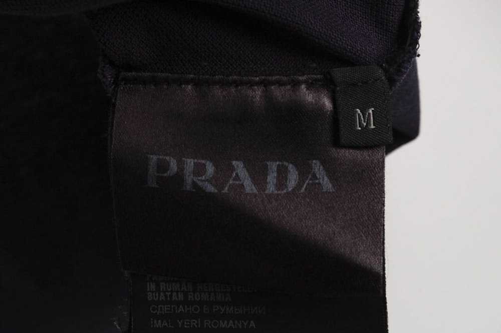 Prada Prada Long Sleeves Dark Blue Polo Shirt in … - image 7