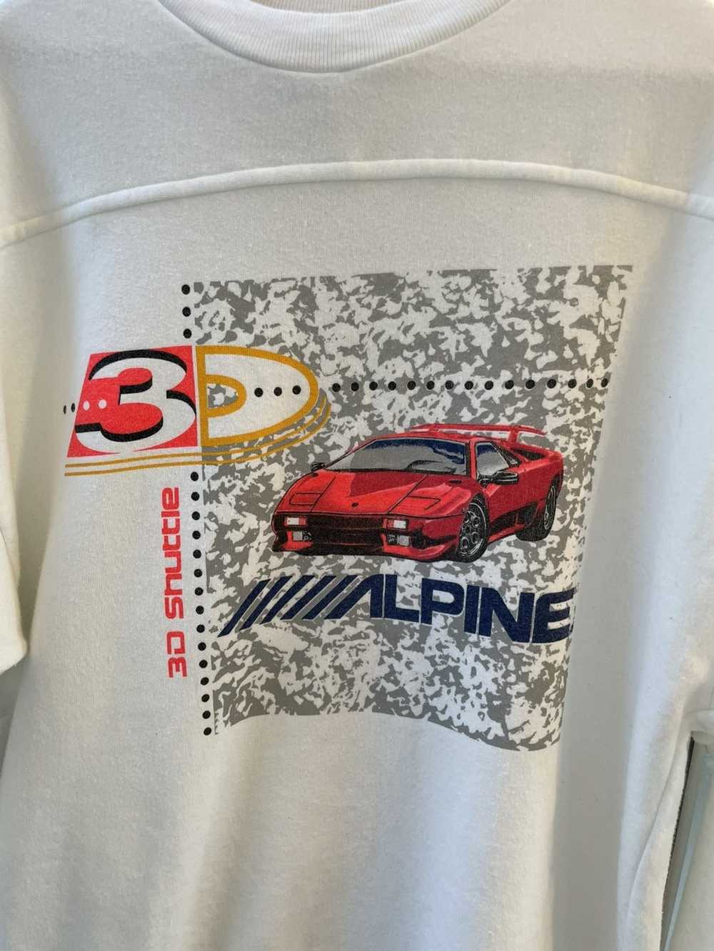 Lamborghini × Streetwear × Vintage Vtg 90s Alpine… - image 2