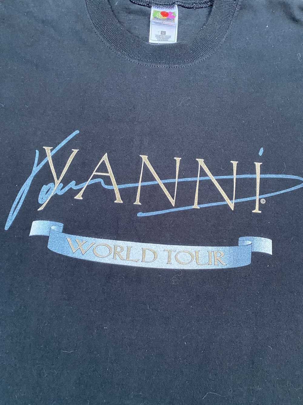 Band Tees × Tour Tee × Vintage Late-90s Yanni Wor… - image 3