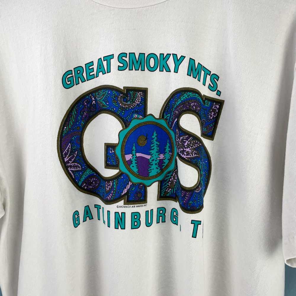 Vintage Vintage great smoky mountains shirt - image 2