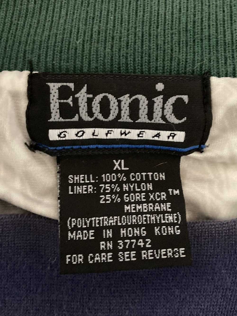 Etonic Vintage Golf Sweatshirt Windbreaker Hybrid - image 5