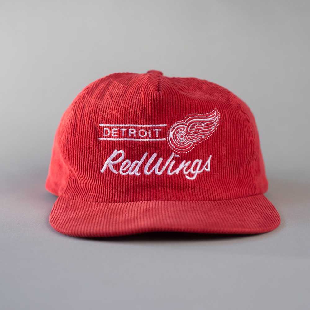 Logo 7 Vintage Corduroy Detroit Red Wings Hat - image 1