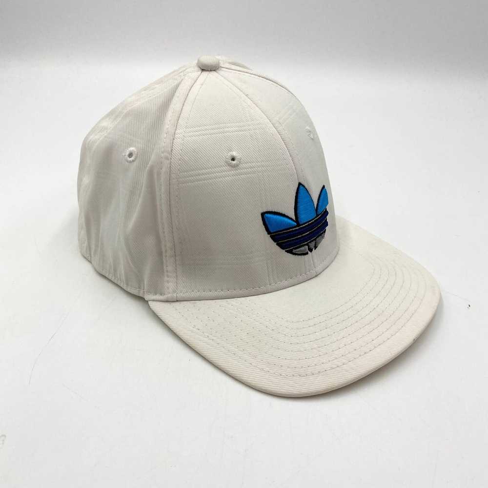 Adidas Adidas White Embroidered Trifoil Baseball … - image 1