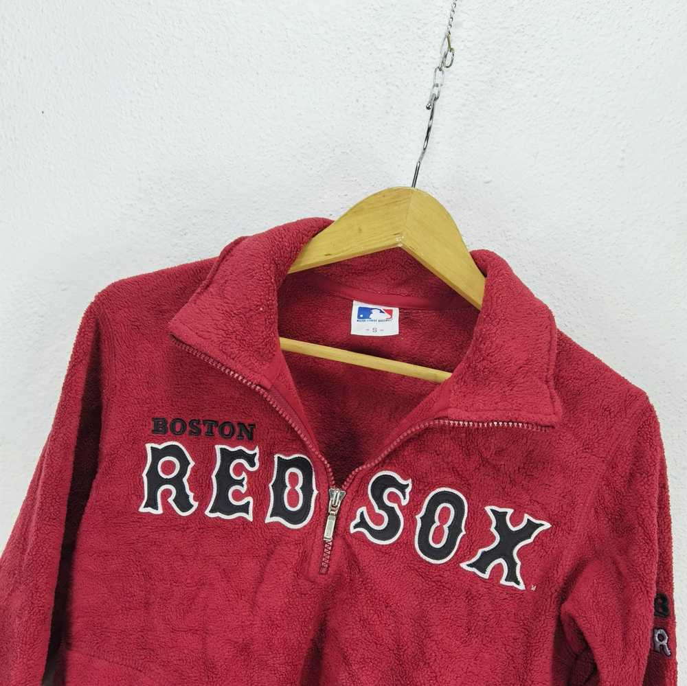 MLB × Uniqlo 2.2 BOSTON REDSOX fleece pullover re… - image 1