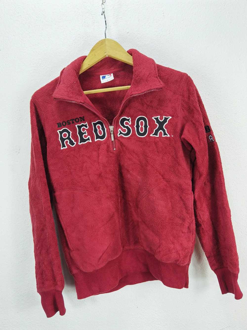 MLB × Uniqlo 2.2 BOSTON REDSOX fleece pullover re… - image 8