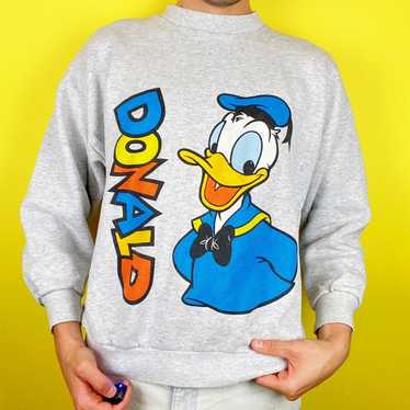 Vintage Disney Grizzly's River Run Donald Duck Crewneck Sweatshirt shops