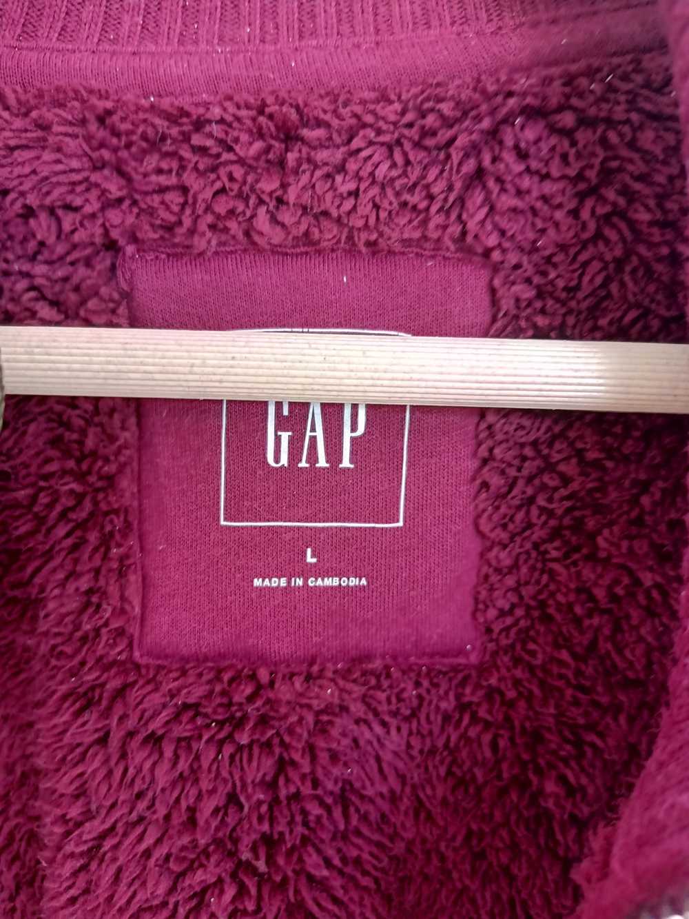Gap × Streetwear GAP 1969 Fleece Zipper Sweater - image 7
