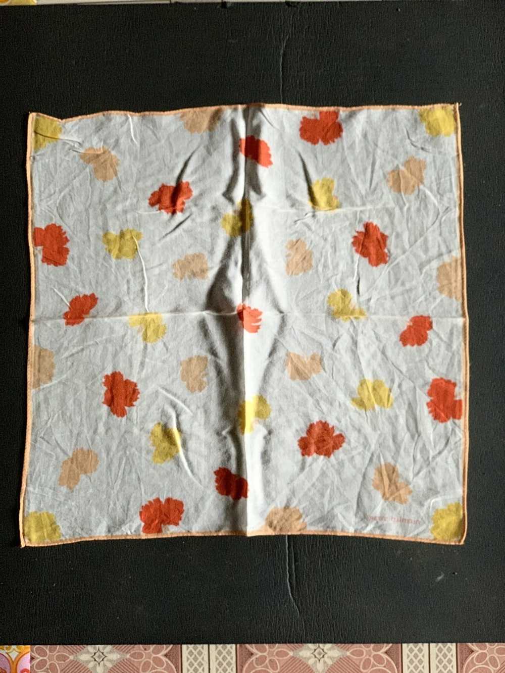 Vintage Vintage pierre balmain floral Bandana Han… - image 4