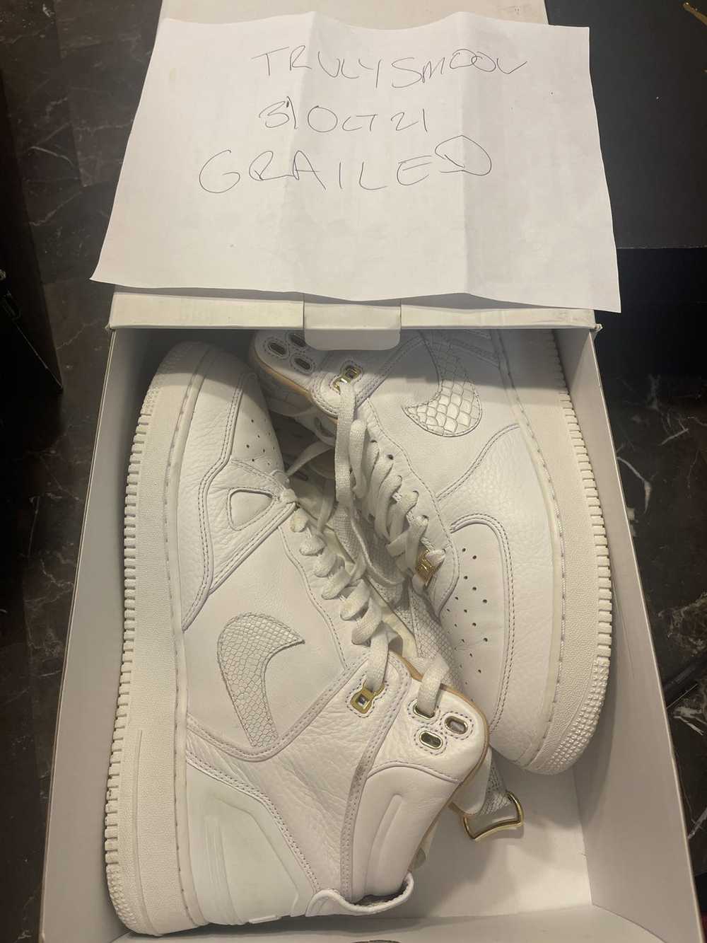 Nike Air Force One 1 Hi Just Don C AF100 Triple White Complex AO1074-100  Size 11