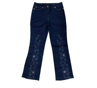 Escada swarovski crystal encrusted deals jeans