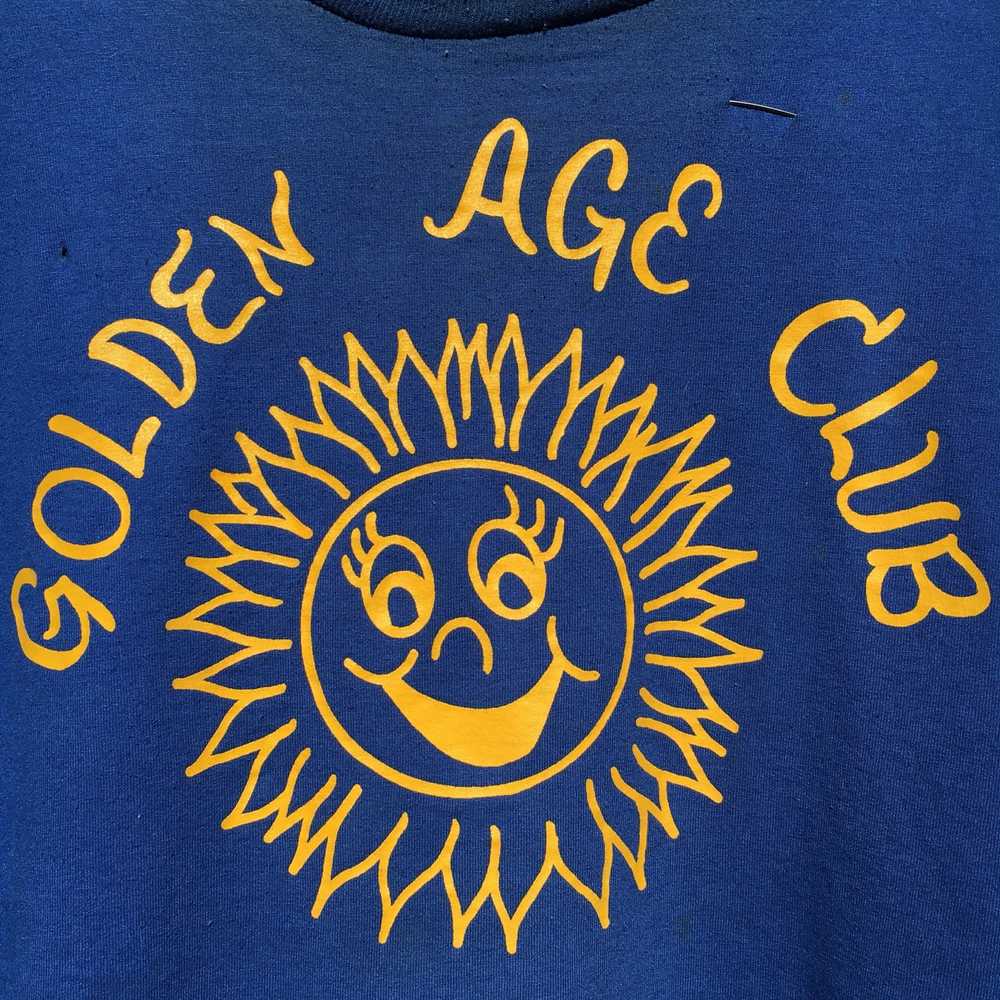 Vintage vintage 90s sunflower Golden Age Club shi… - image 1