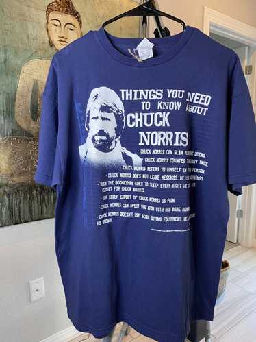 Vintage 2006 Chuck Norris Facts Gag Tshirt | Spoof