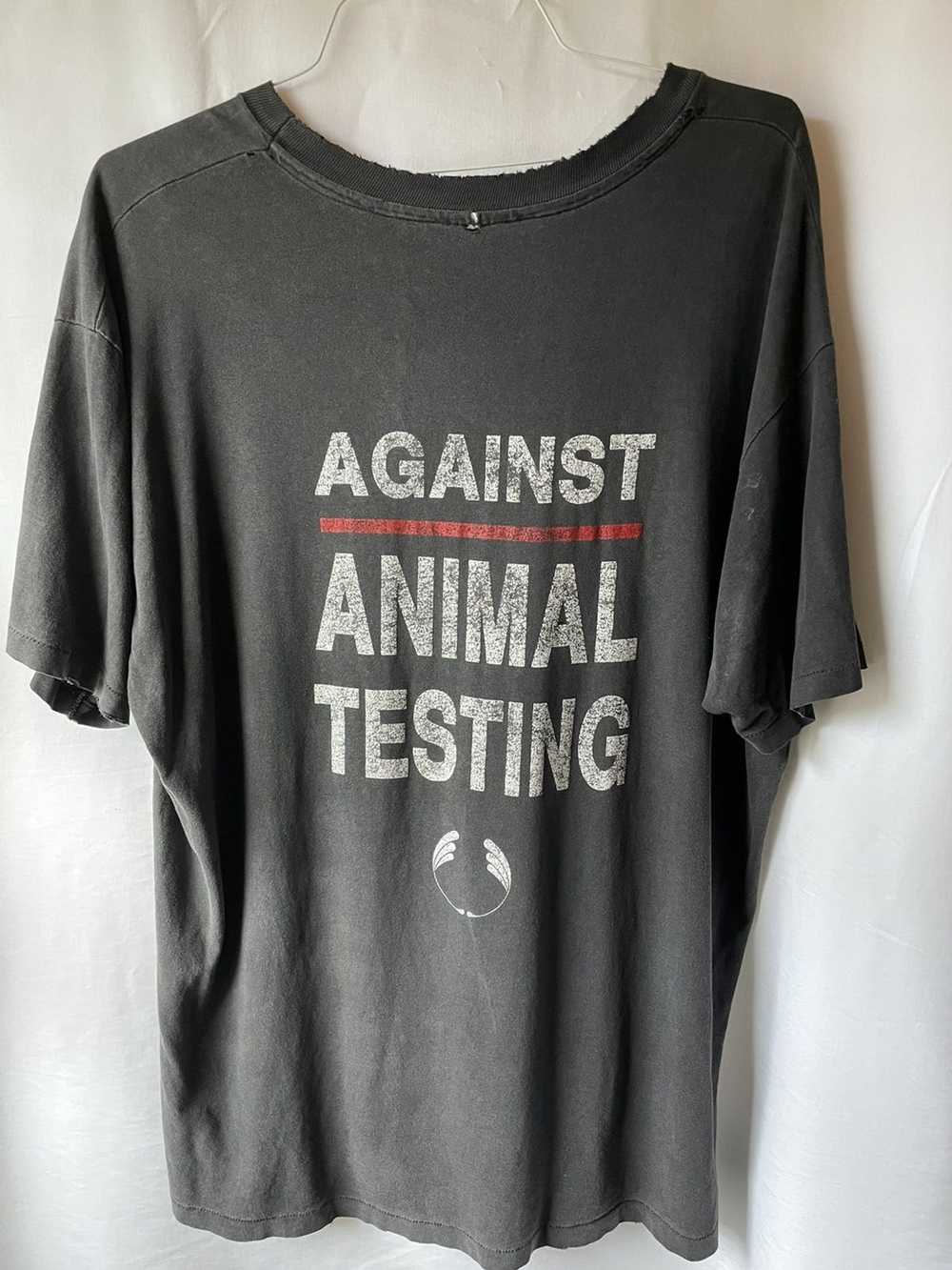 Vintage Vintage “No Animal Testing” print T shirt - image 5