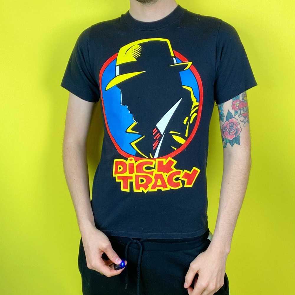 Disney × Vintage 1980s Vintage Dick Tracy Tee - image 2