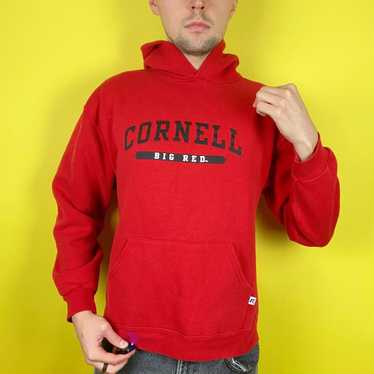 Bucktee Cornell University Sweatshirt (Style: Z66 Hoodie, Color: Sport Grey, Size: 5XL)